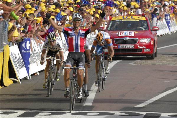 2010 Tour de France - Hushovd Wins Stage 3