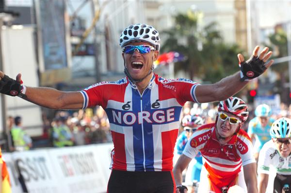 2010 Worlds Elite Men's Road Race - Hushovd Wins