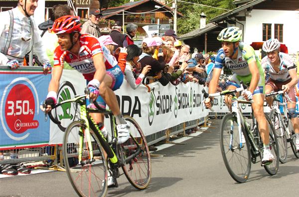 2011 Giro d'Italia - Stage 19 Scarponi & Nibali