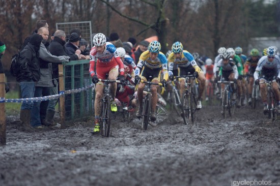 Photo: Since 1950, the best cross riders in the world have gathered to race for the coveted rainbow stripes.